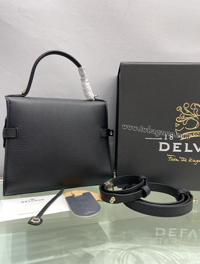 Delvaux全新TM系列比利時牛勁紋小牛皮雙用斜挎包 德爾沃專櫃tempete小號手提肩背女包 bxs1129